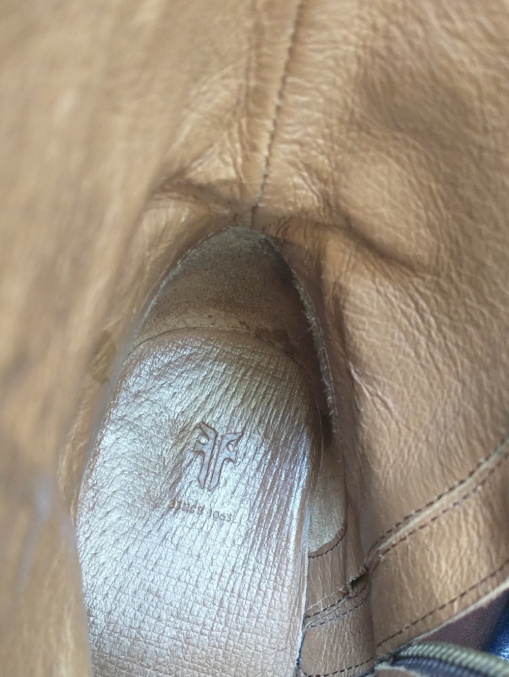 Frye Short Calf Length Western Boots Size 8 - Picture 9 of 10